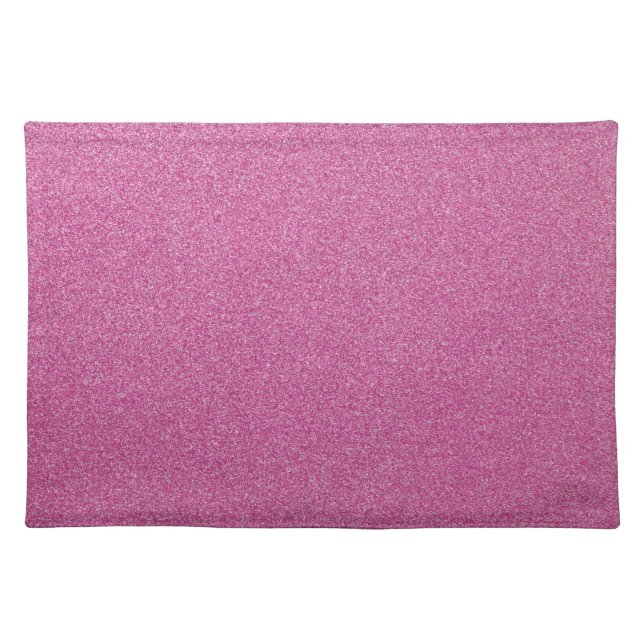 Pink Glitter, Sparkle, Glitter Background Cloth Placemat (Front)