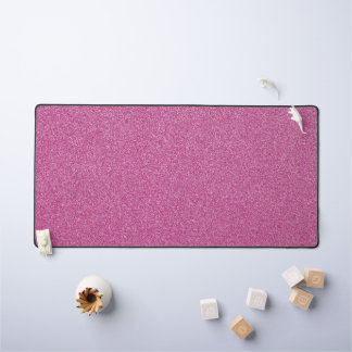 Pink Glitter, Sparkle, Glitter Background Desk Mat