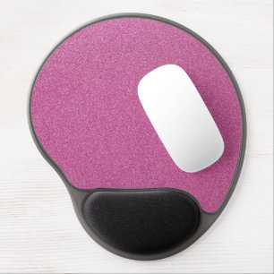 Pink Glitter, Sparkle, Glitter Background Gel Mouse Pad