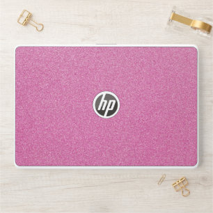Pink Glitter, Sparkle, Glitter Background HP Laptop Skin