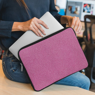 Pink Glitter, Sparkle, Glitter Background Laptop Sleeve