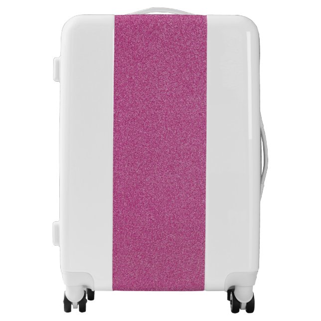 Pink Glitter, Sparkle, Glitter Background Luggage (Front)