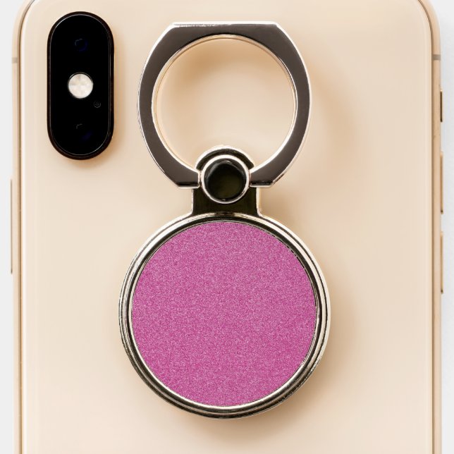 Pink Glitter, Sparkle, Glitter Background Phone Ring Stand (Close Up)