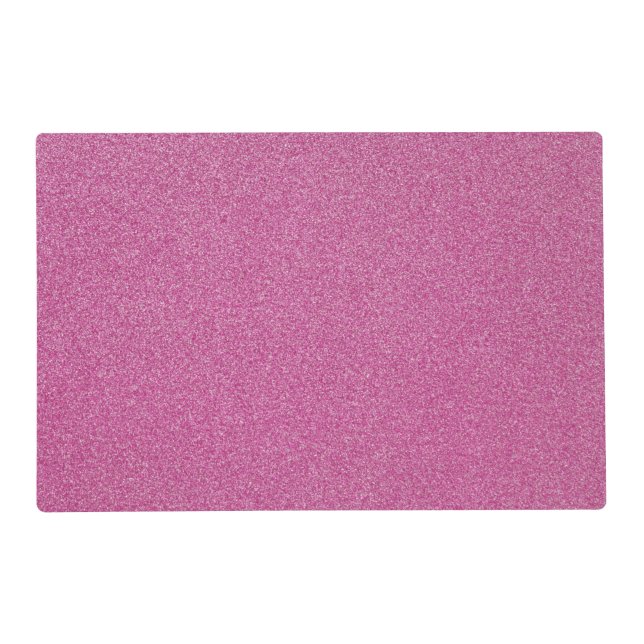 Pink Glitter, Sparkle, Glitter Background Placemat (Front)