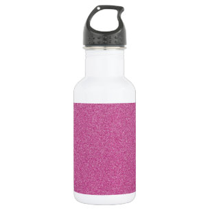 Pink Glitter, Sparkle, Glitter Background Stainless Steel Water Bottle