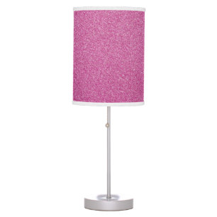 Pink Glitter, Sparkle, Glitter Background Table Lamp
