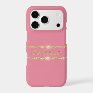 Pink Glitter Sparkle iPhone 17 Pro Case