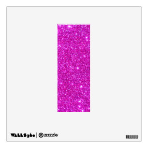 Pink Glitter Sparkle Wall Decal Letter Abcs