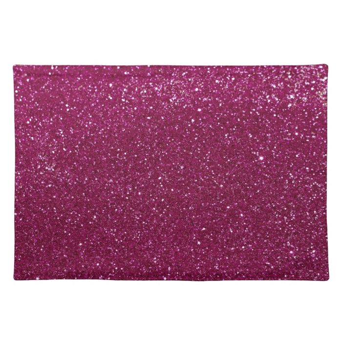 Pink Glitter Sparkles Placemats