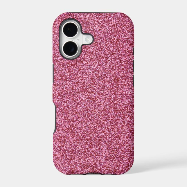 Pink Glitter Sparkling Iphone Case (Back)