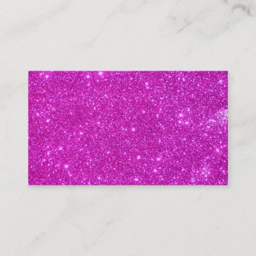 Pink Glitter Sparkly Business Cards