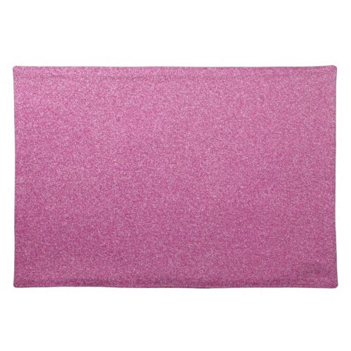 Pink Glitter Sparkly Glitter Background Cloth Placemat