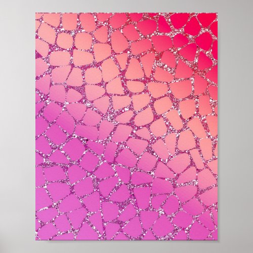 PINK GLITTER STYLISH    POSTER