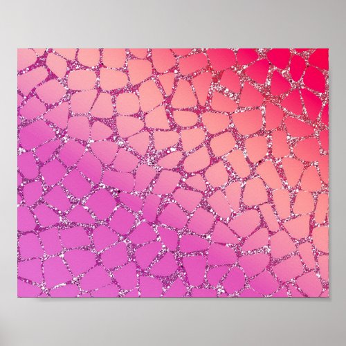 PINK GLITTER STYLISH    POSTER