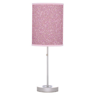 Pink Glitter Table Lamp