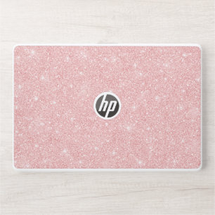 Pink Glitter Texture HP Laptop Skin