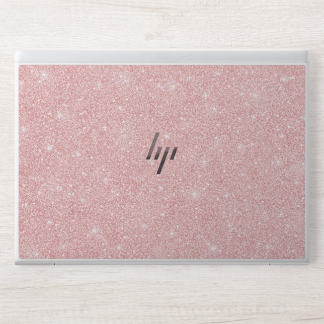 Pink Glitter Texture |  HP Laptop Skin (Front)