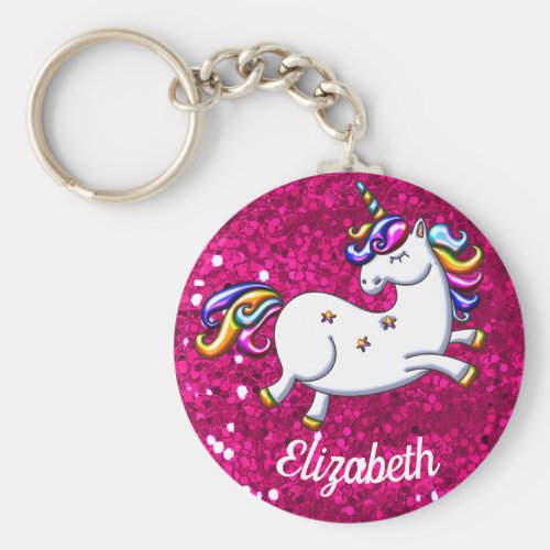 Pink Glitter Unicorn