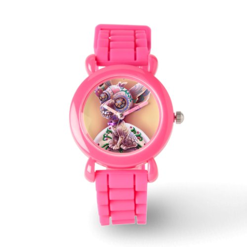 Pink Glitter watch Chico The Chihuahua