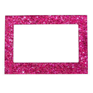 Pink glittery frame