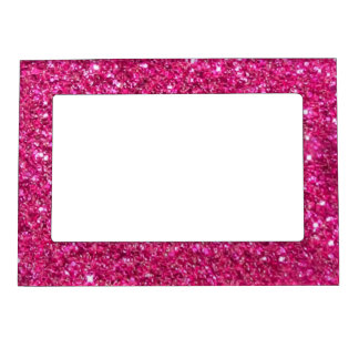 Pink glittery frame
