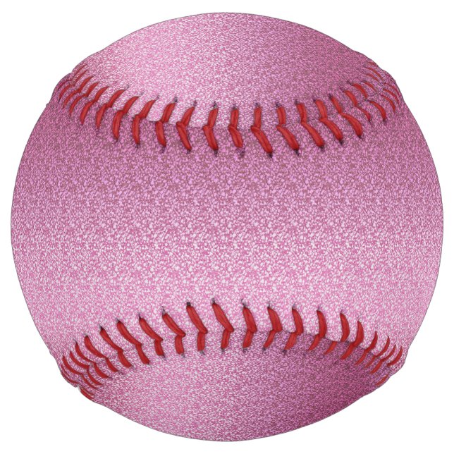 Pink Glittery Gradient Softball (Front)