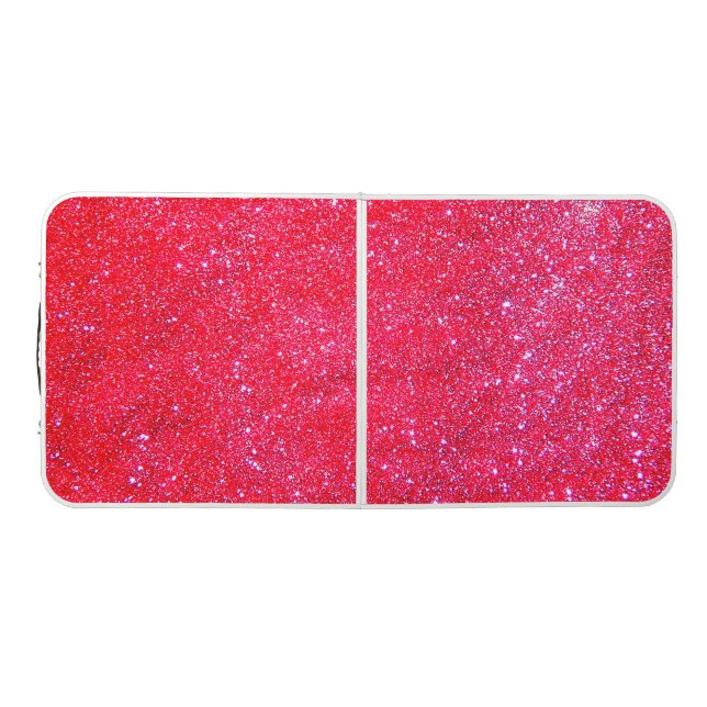 Pink Glittery Sparkly Girly Glam Table Tennis (Top)