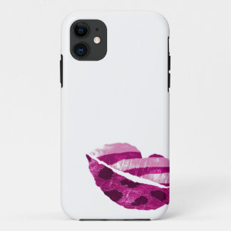 Pink Glossy Wild Lips iPhone 11 Case