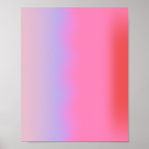 Pink Glow Gradient Poster