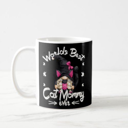 Pink Gnome Cat For Mothers Day And Worlds Best Coffee Mug