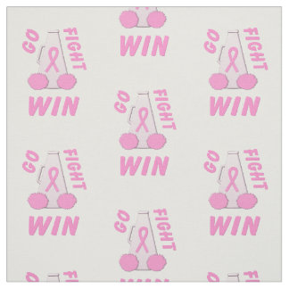 Pink Go Fight Win Megaphone Fabric