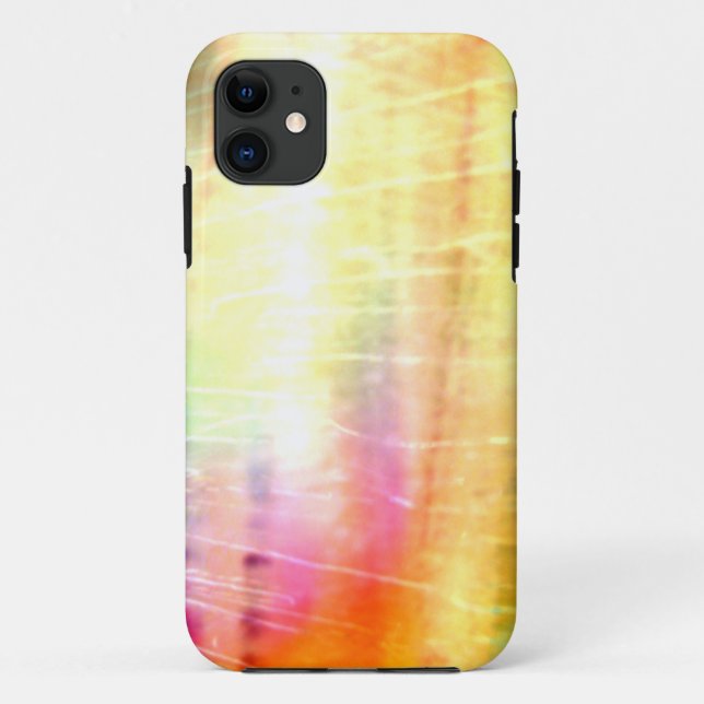 Pink Gold Abstract Art Case-Mate iPhone Case (Back)