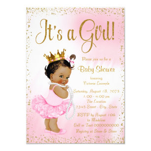 Princess Baby Shower Invitations Zazzle