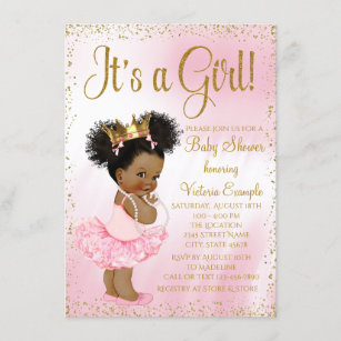 Download Personalized Afro Princess Baby Shower Gifts On Zazzle