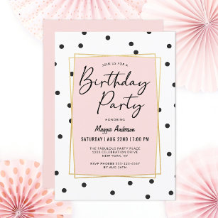 Free Birthday Invitation templates to customize