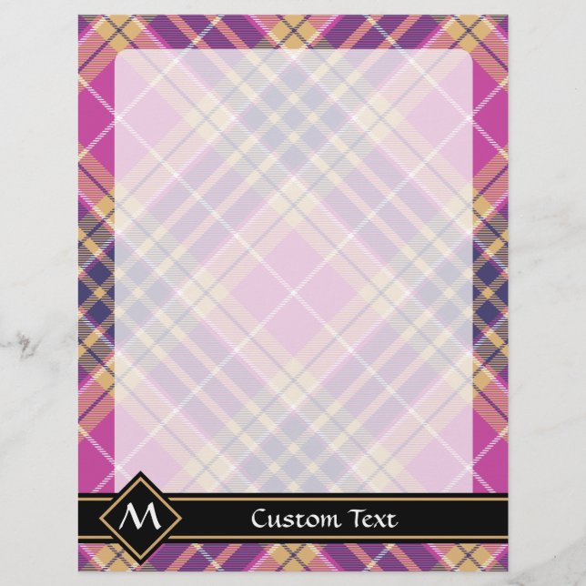 Pink, Gold and Blue Tartan (Front)