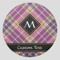 Pink, Gold and Blue Tartan Eraser