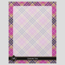 Pink, Gold and Blue Tartan Flyer