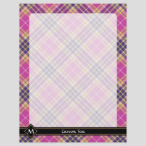 Pink, Gold and Blue Tartan Flyer