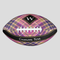 Pink, Gold and Blue Tartan Football