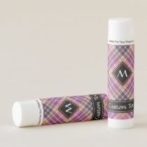 Pink, Gold and Blue Tartan Lip Balm