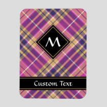 Pink, Gold and Blue Tartan Magnet