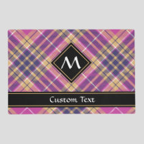 Pink, Gold and Blue Tartan Placemat