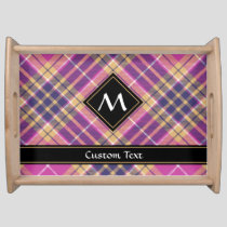 Pink, Gold and Blue Tartan Serving Tray