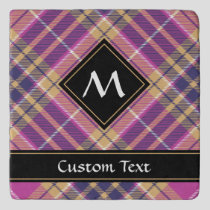 Pink, Gold and Blue Tartan Trivet