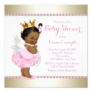 Angel Baby Shower Invitations 9