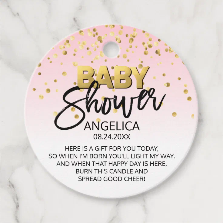 Personalized votive candle holder labels