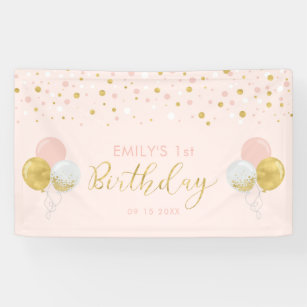 1st Birthday Banners | Zazzle