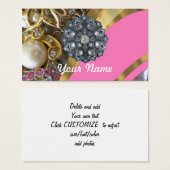 Pink & gold bling (Front & Back)