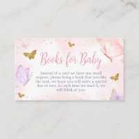 Pink Gold Butterfly Spring Books for Baby